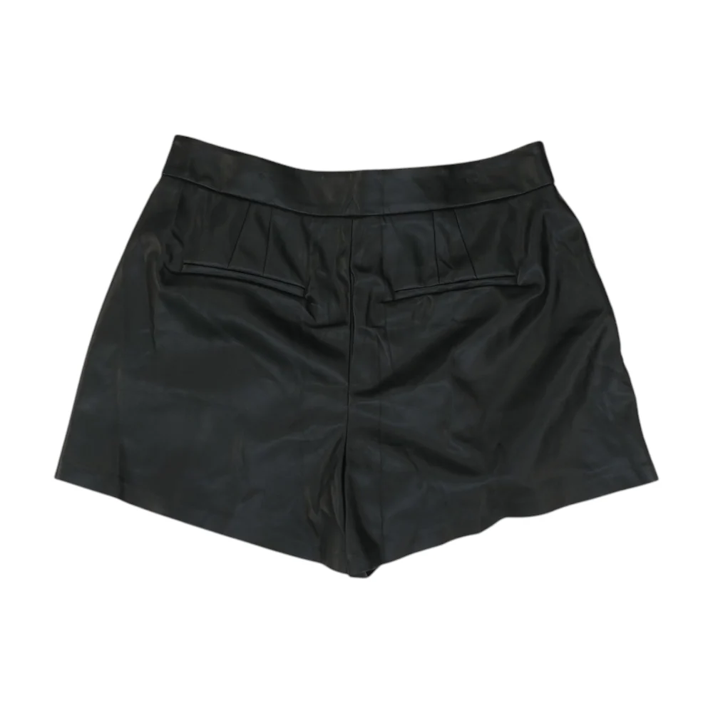 Black Solid Chino Shorts - Image 2
