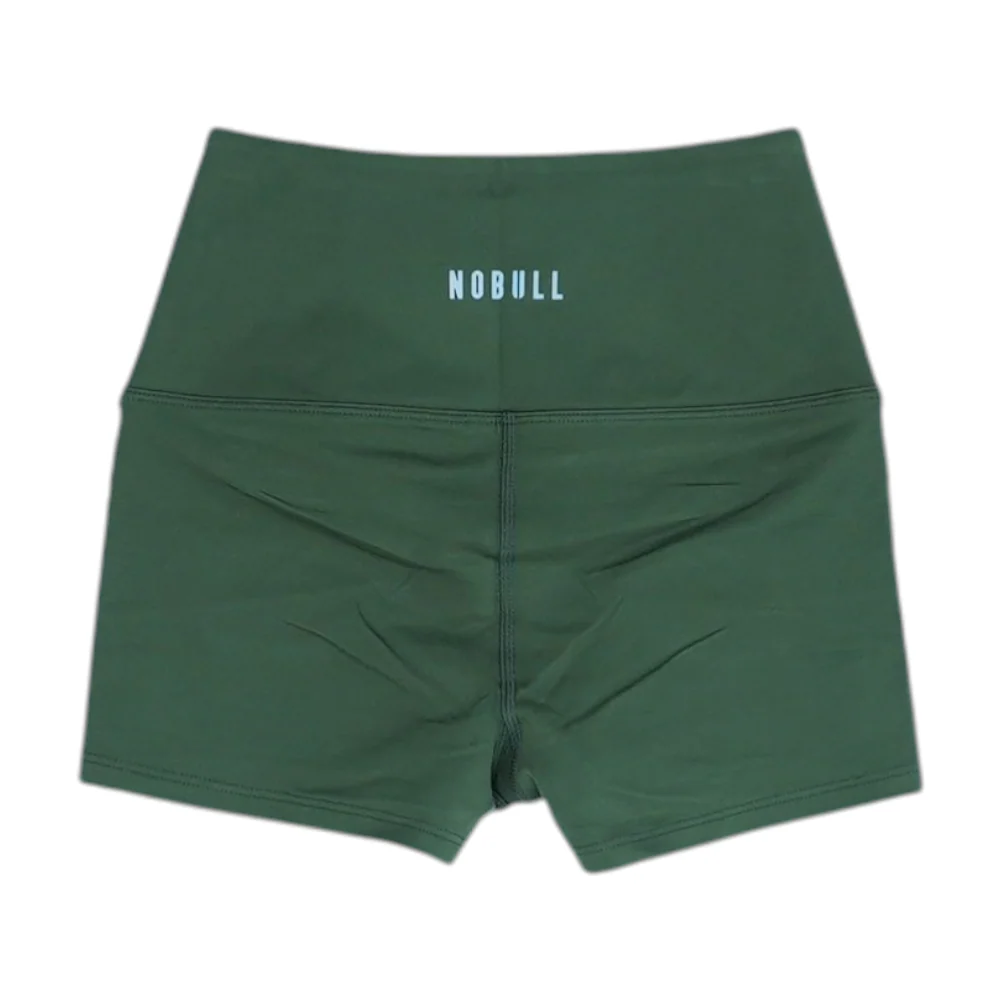 Olive Solid Active Shorts - Image 2