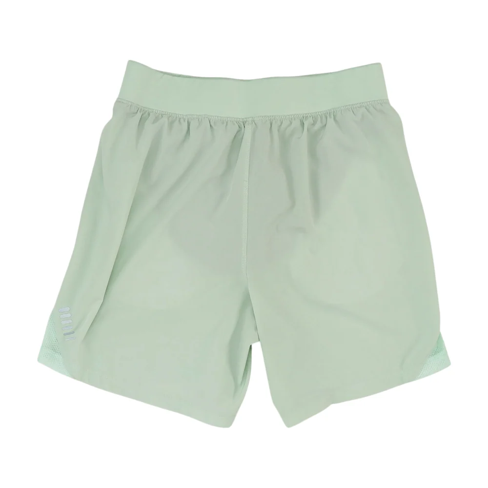 Green Solid Active Shorts - Image 2