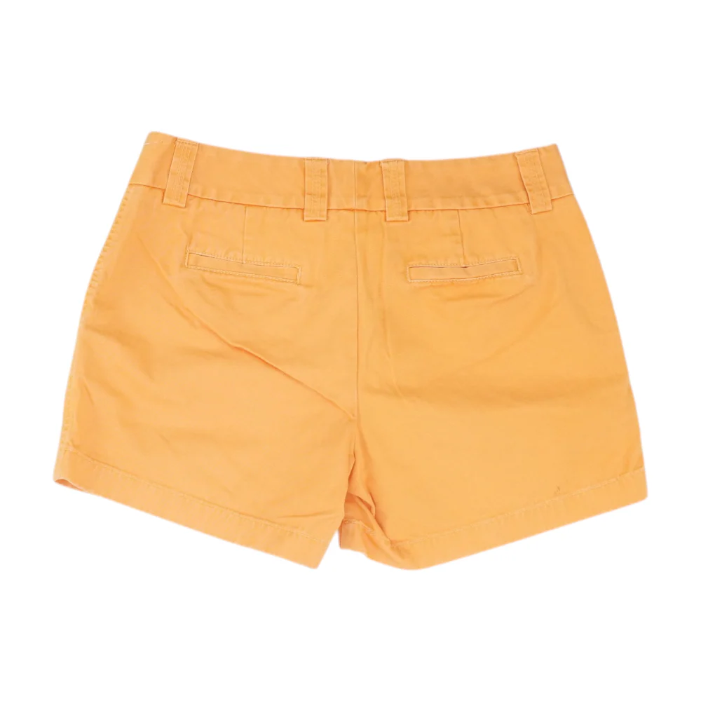 Orange Solid Chino Shorts - Image 2