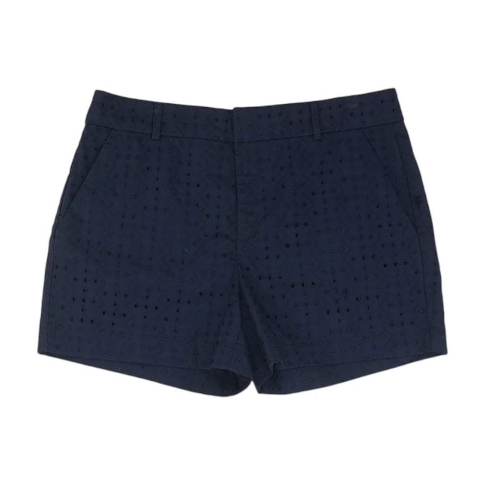 Navy Print Chino Shorts