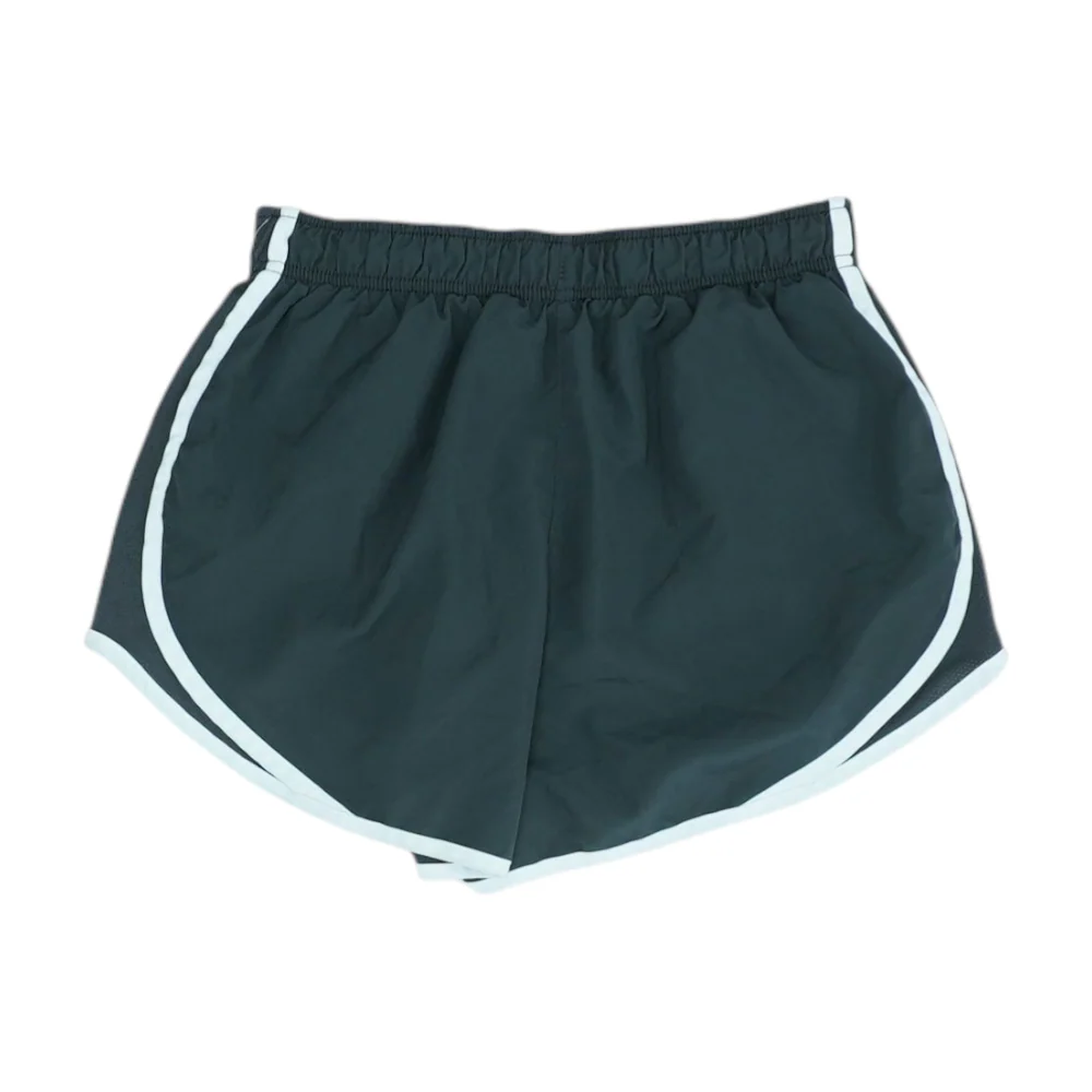 Gray Solid Active Shorts - Image 2
