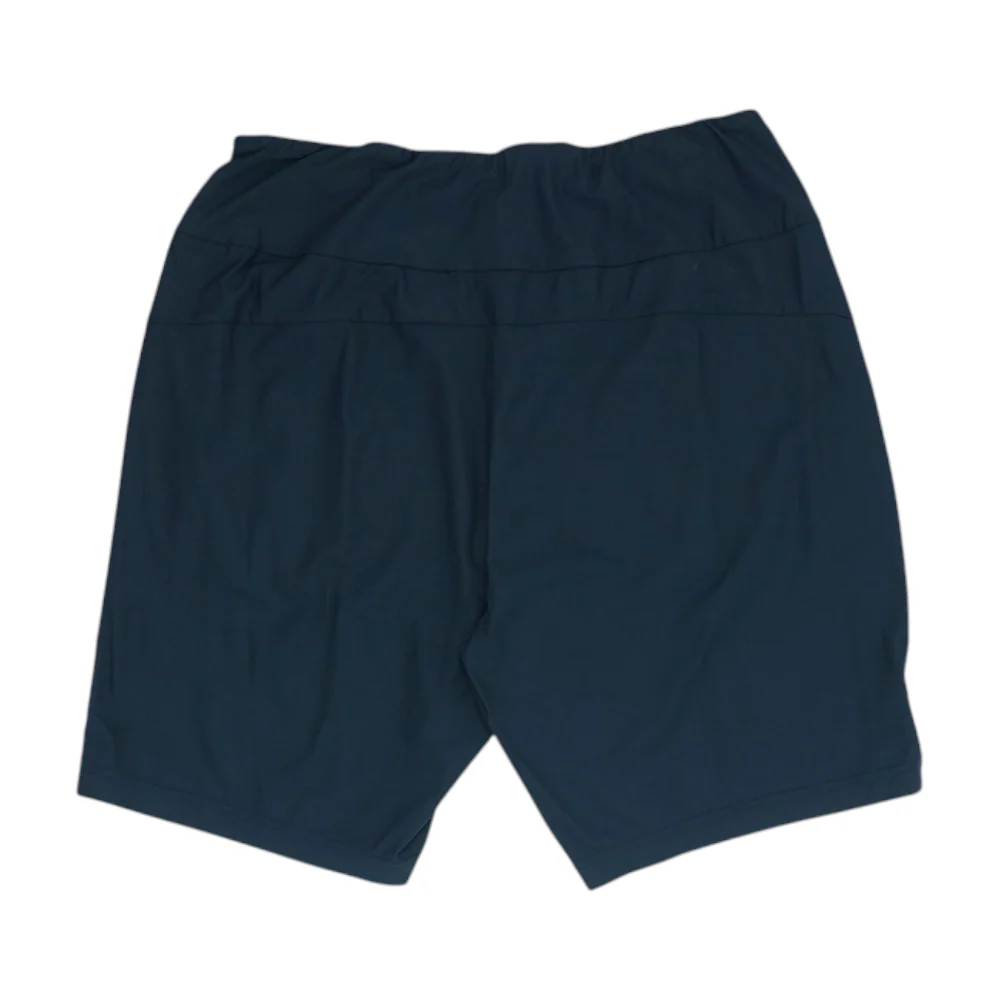 Black Solid Active Shorts - Image 2