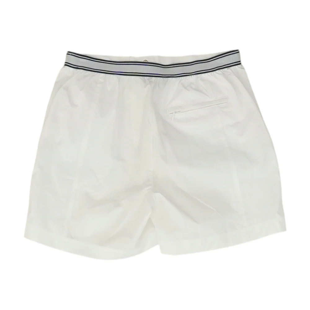 White Solid Chino Shorts - Image 2