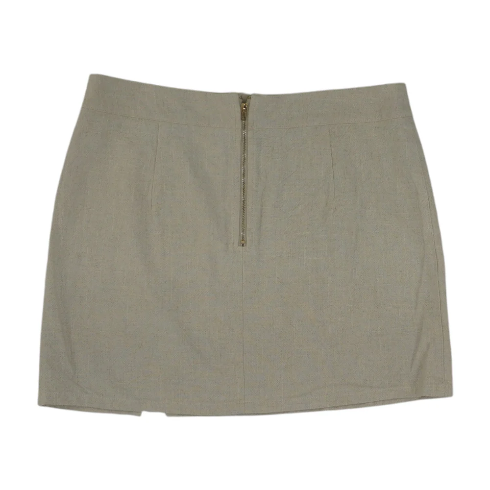 Beige Mini Skirt - Image 2