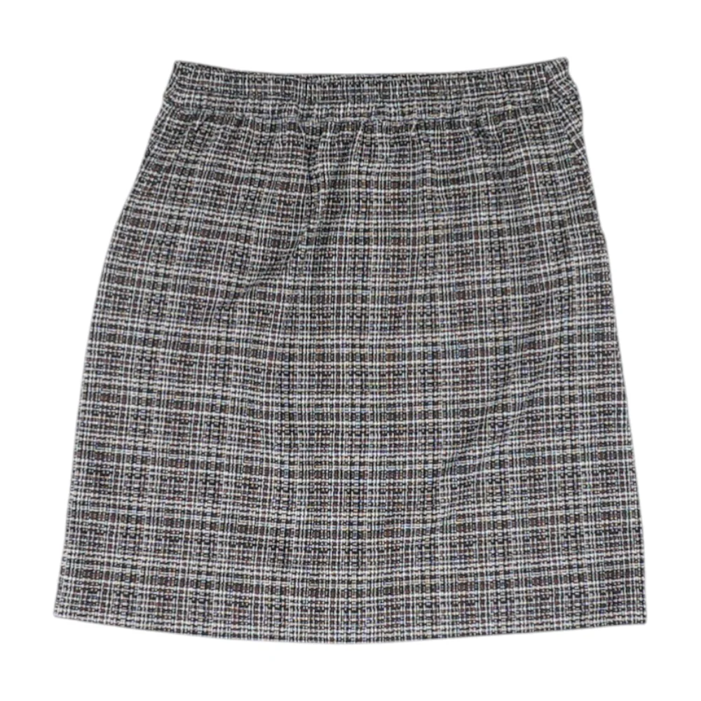 Black Print Mini Skirt - Image 2
