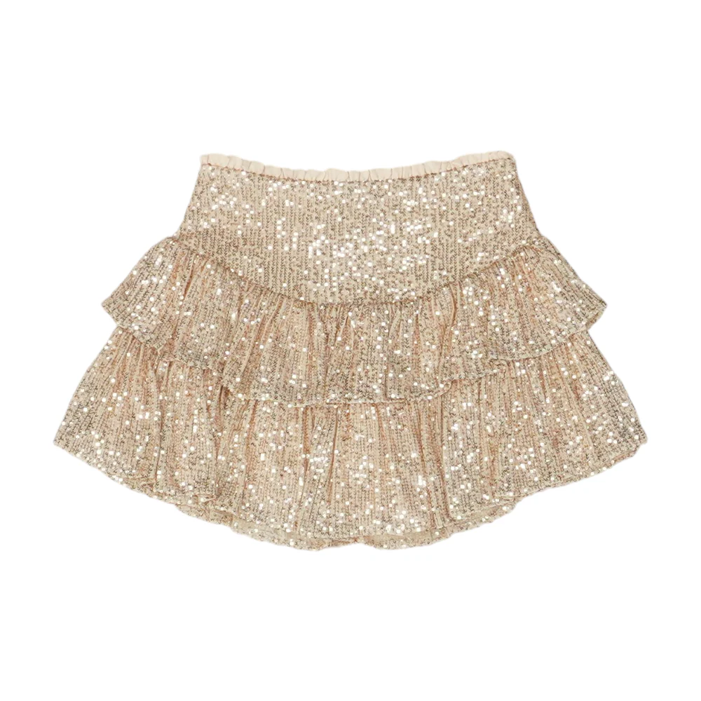 Gold Mini Skort