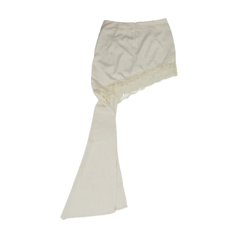 Beige Mini Skirt - Image 2