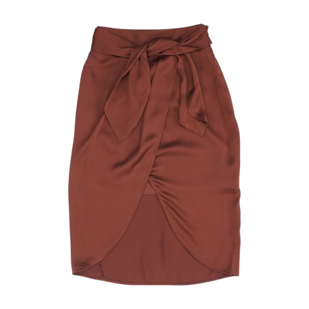 Rust Midi Skirt