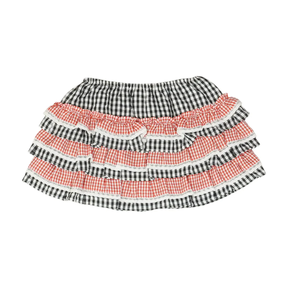 Multi Check Mini Skirt - Image 2