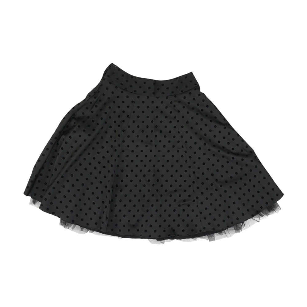 Black Polka Dot Active Skirt - Image 2