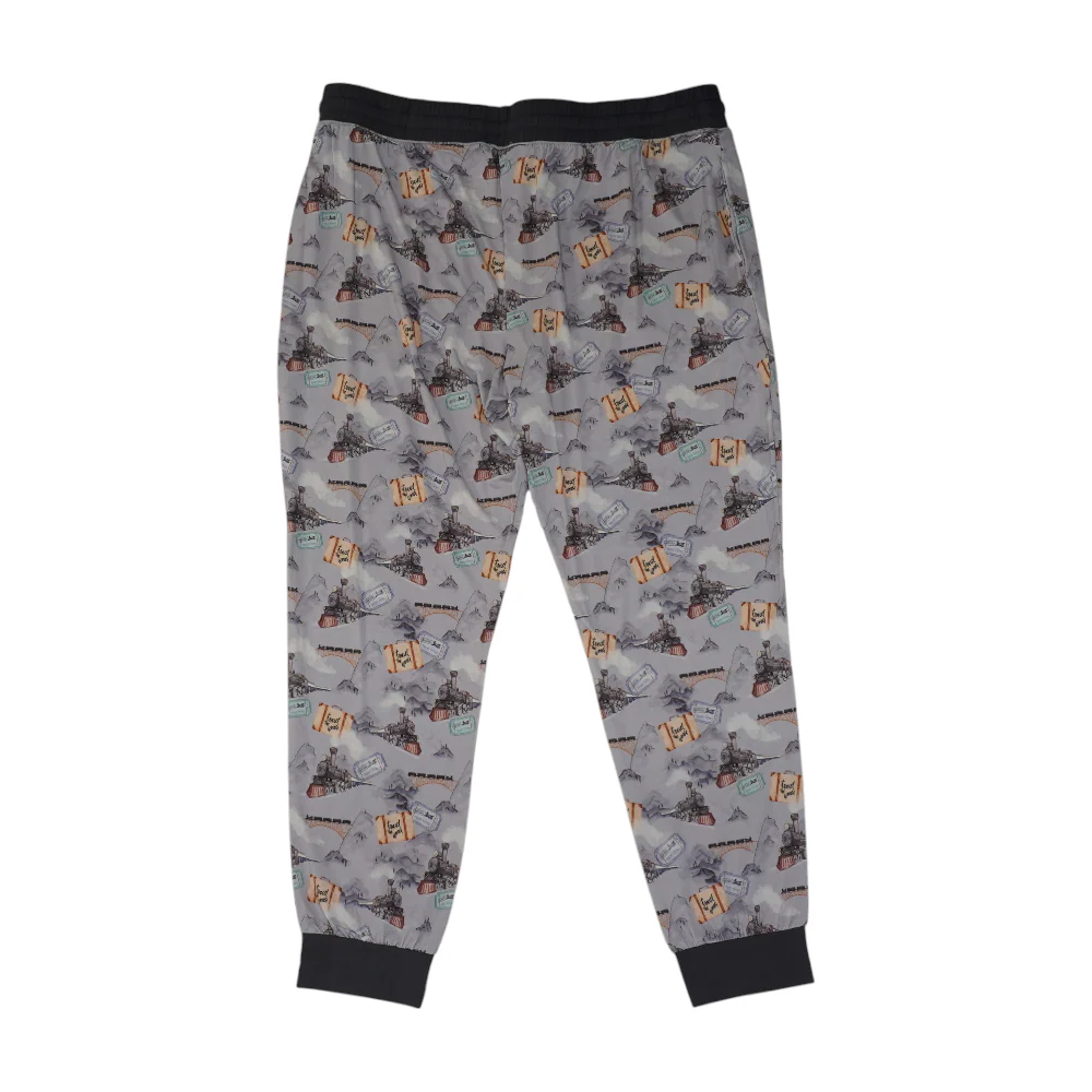 Gray Print Pajama Bottom - Image 2
