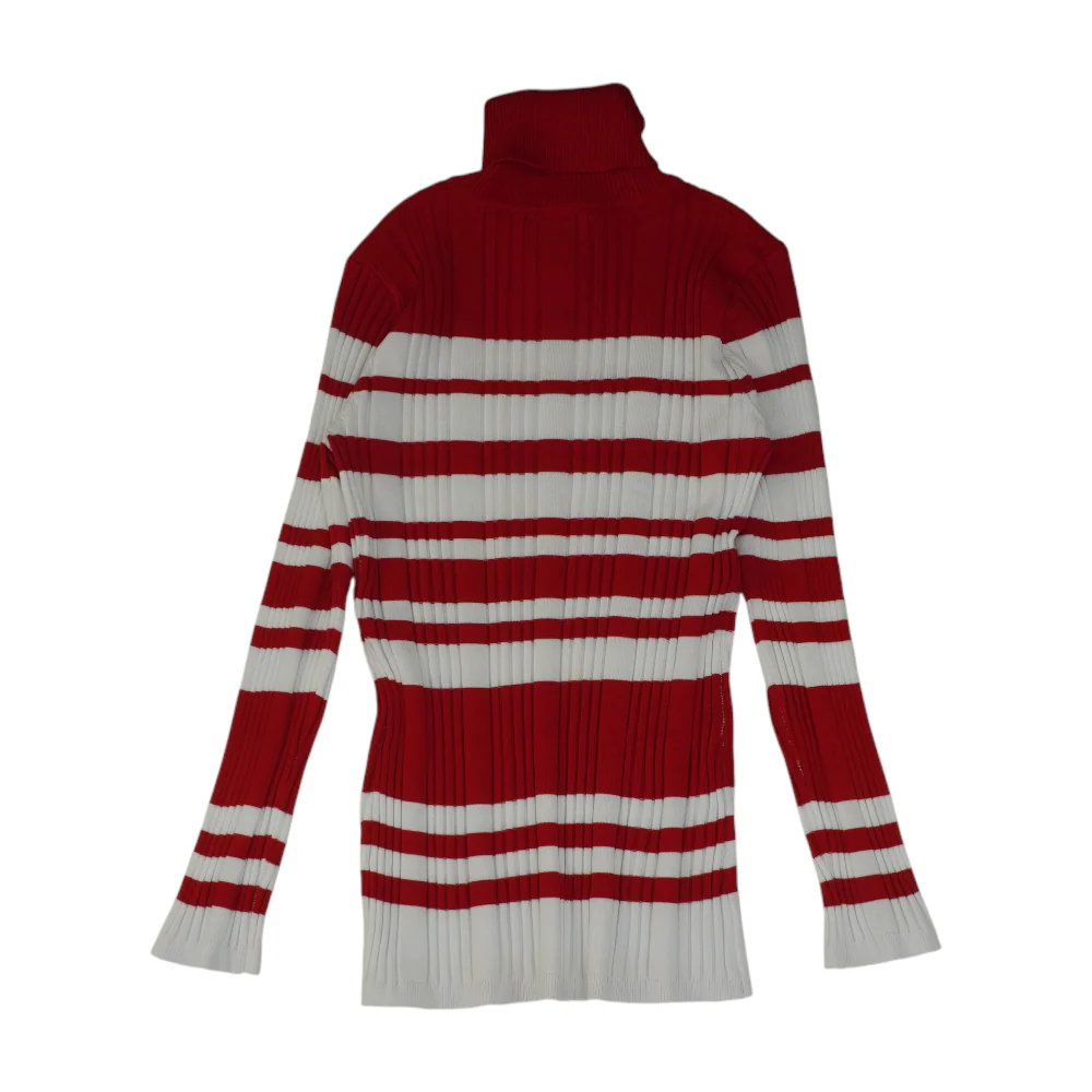 Red Striped Pullover Sweater - Image 2