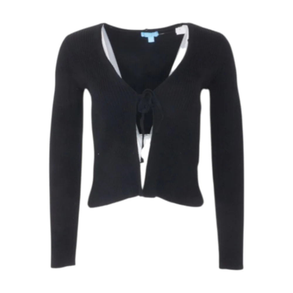 Black Cardigan Sweater