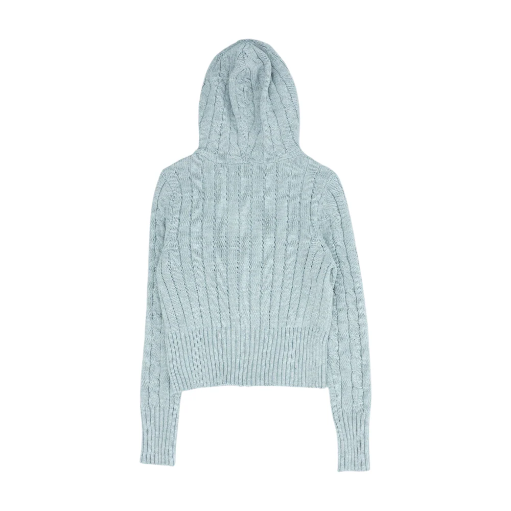 Gray Cardigan Sweater - Image 2