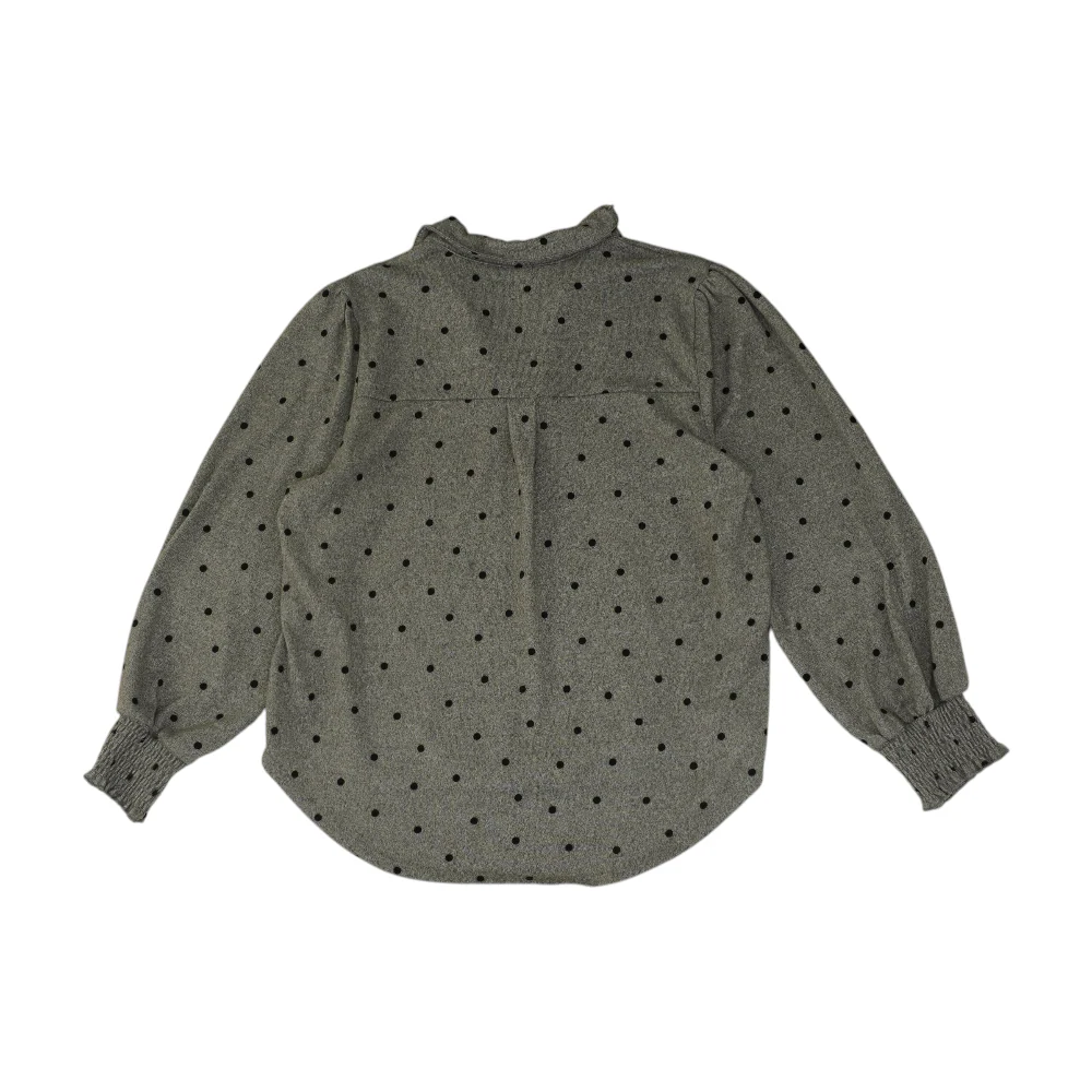 Gray Polka Dot Pullover Sweater - Image 2
