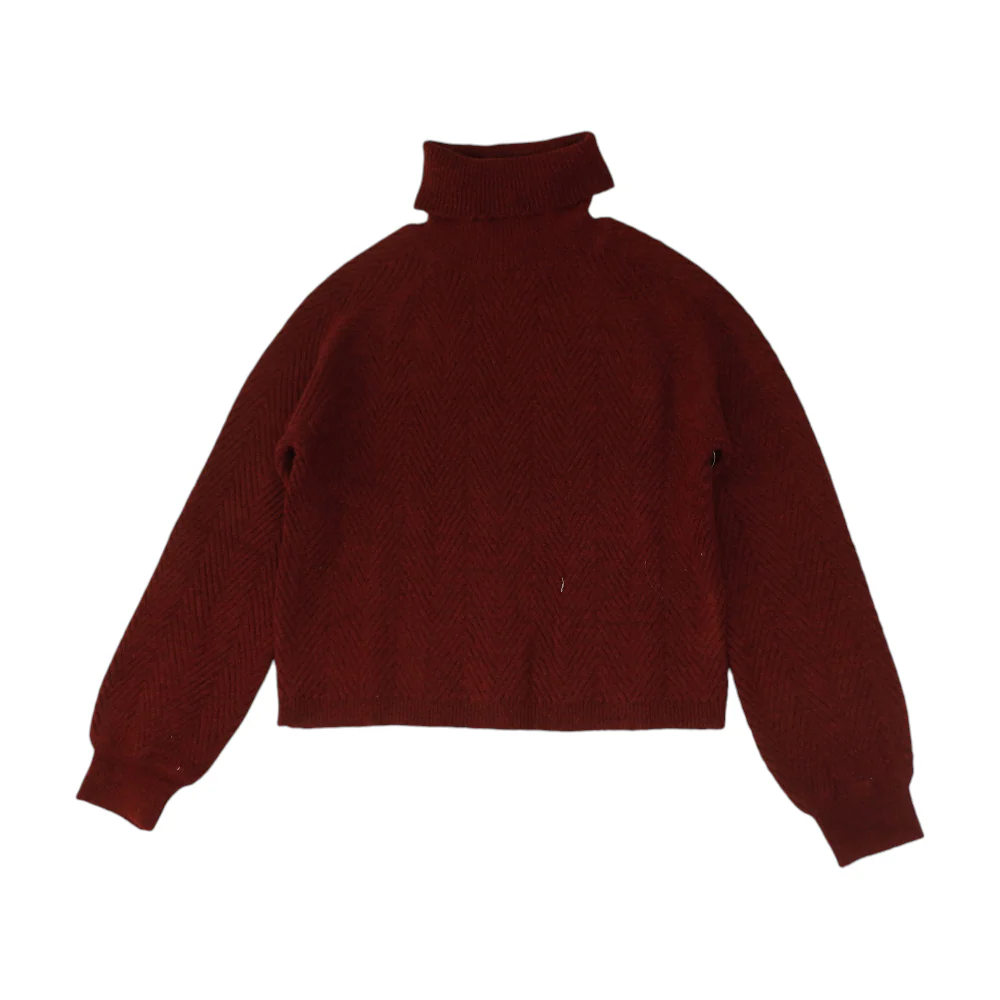 Maroon Pullover Sweater - Image 2