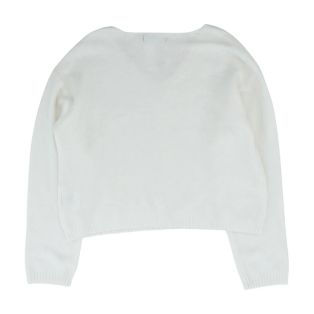 White Pullover Sweater - Image 2