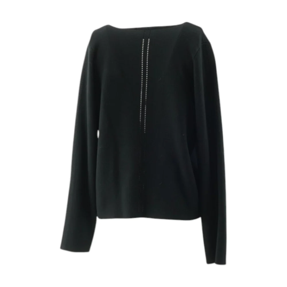 Black Cardigan Sweater - Image 2
