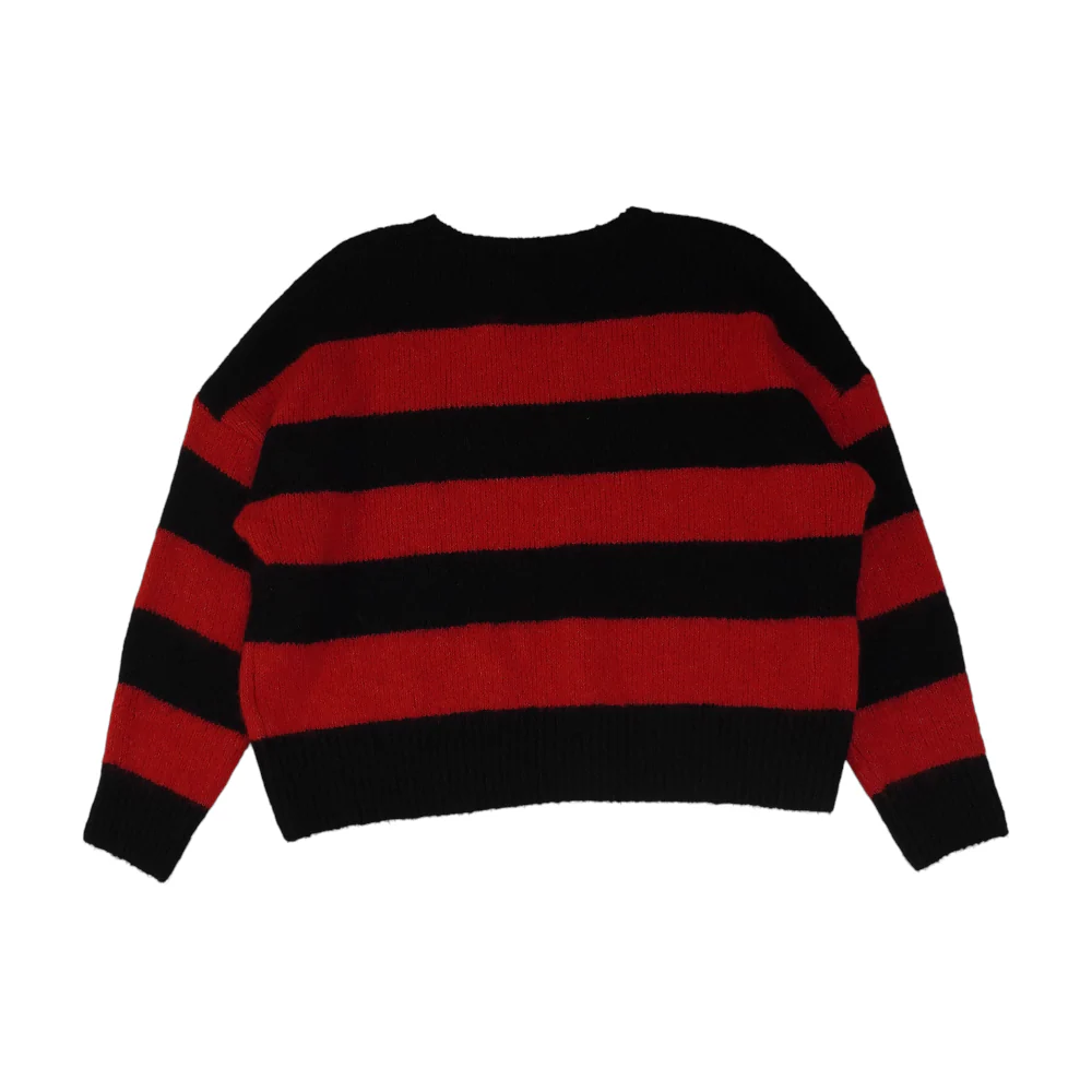 Red Striped Pullover Sweater - Image 2