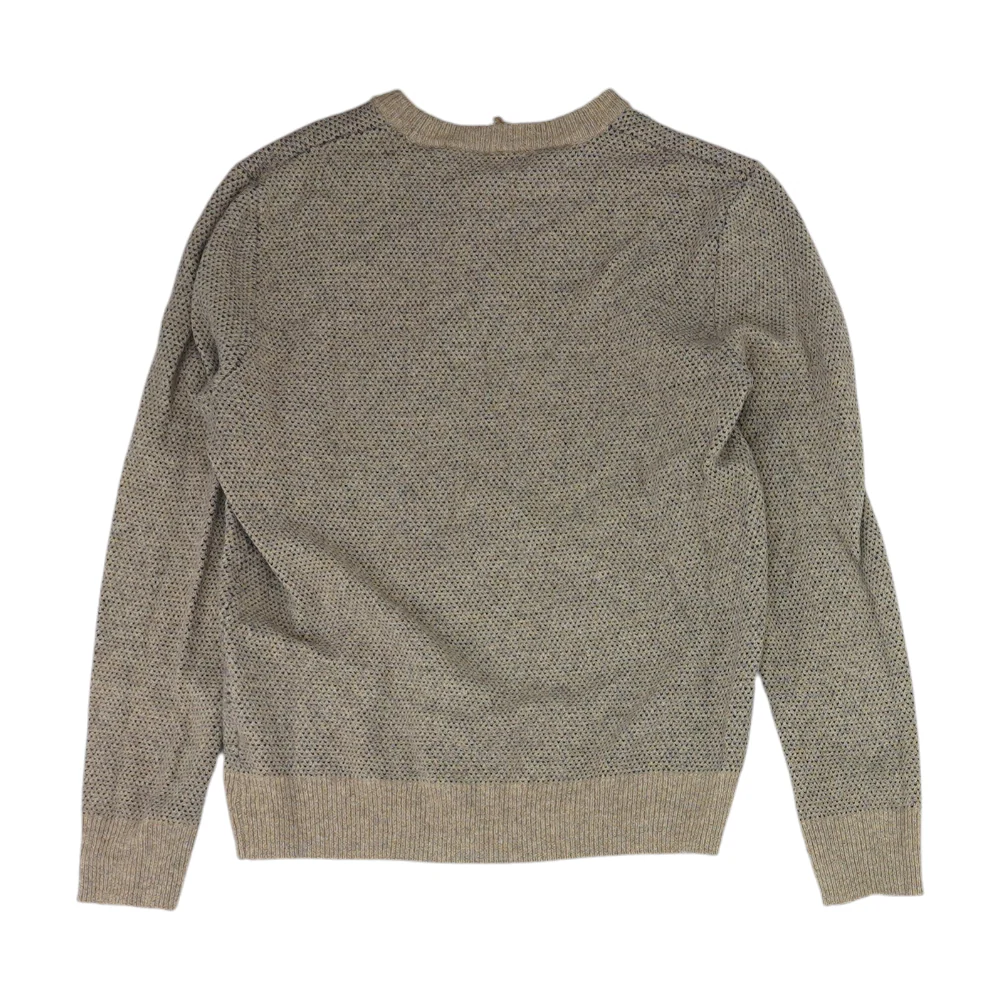 Beige Polka Dot Pullover Sweater - Image 2