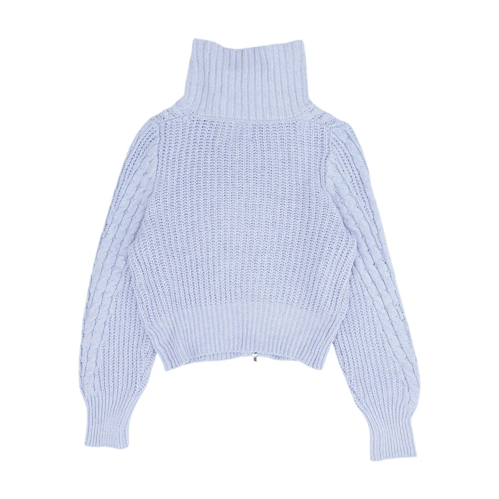 Lavender 1/4 Zip Sweater - Image 2