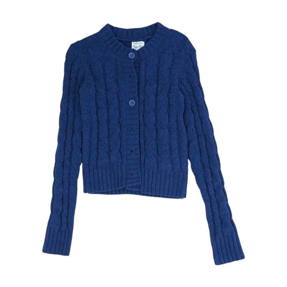 Blue Cardigan Sweater