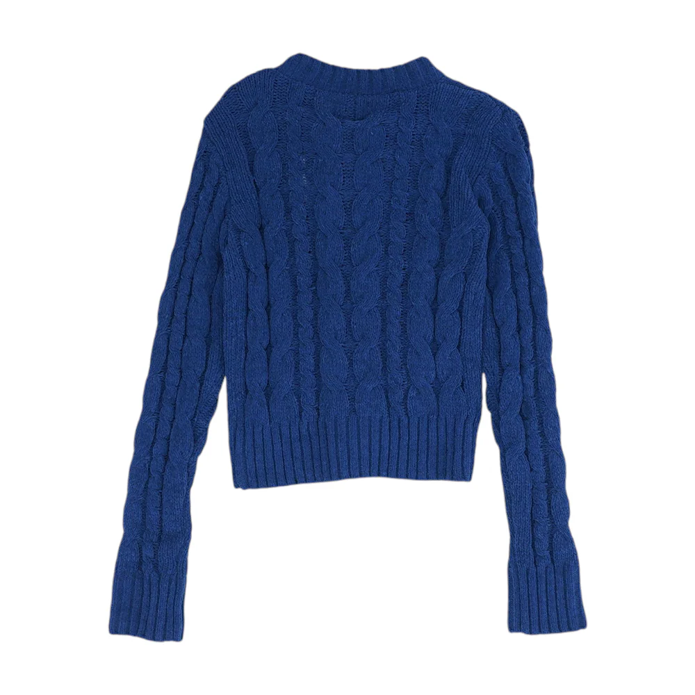 Blue Cardigan Sweater - Image 2