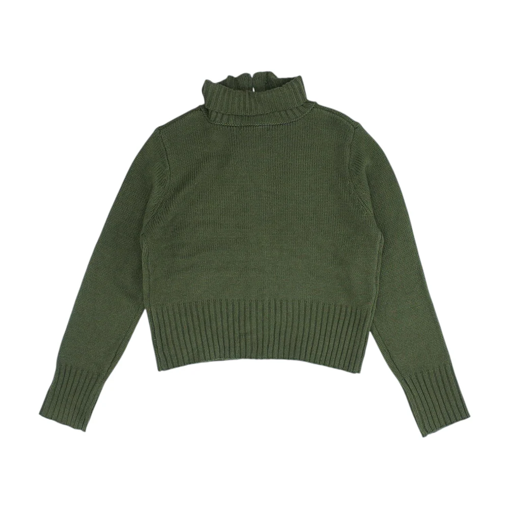 Olive Cardigan Sweater - Image 2