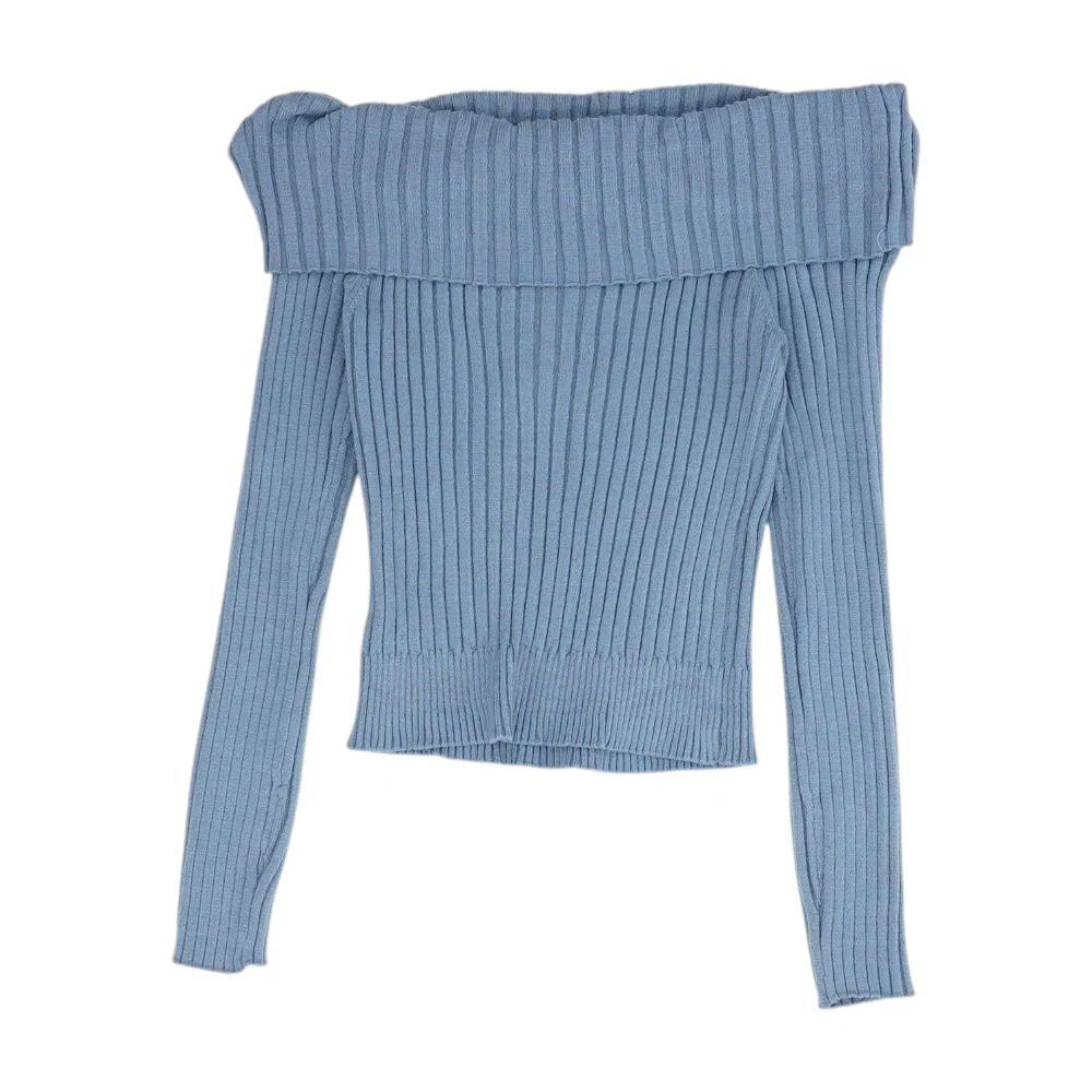 Blue Pullover Sweater - Image 2