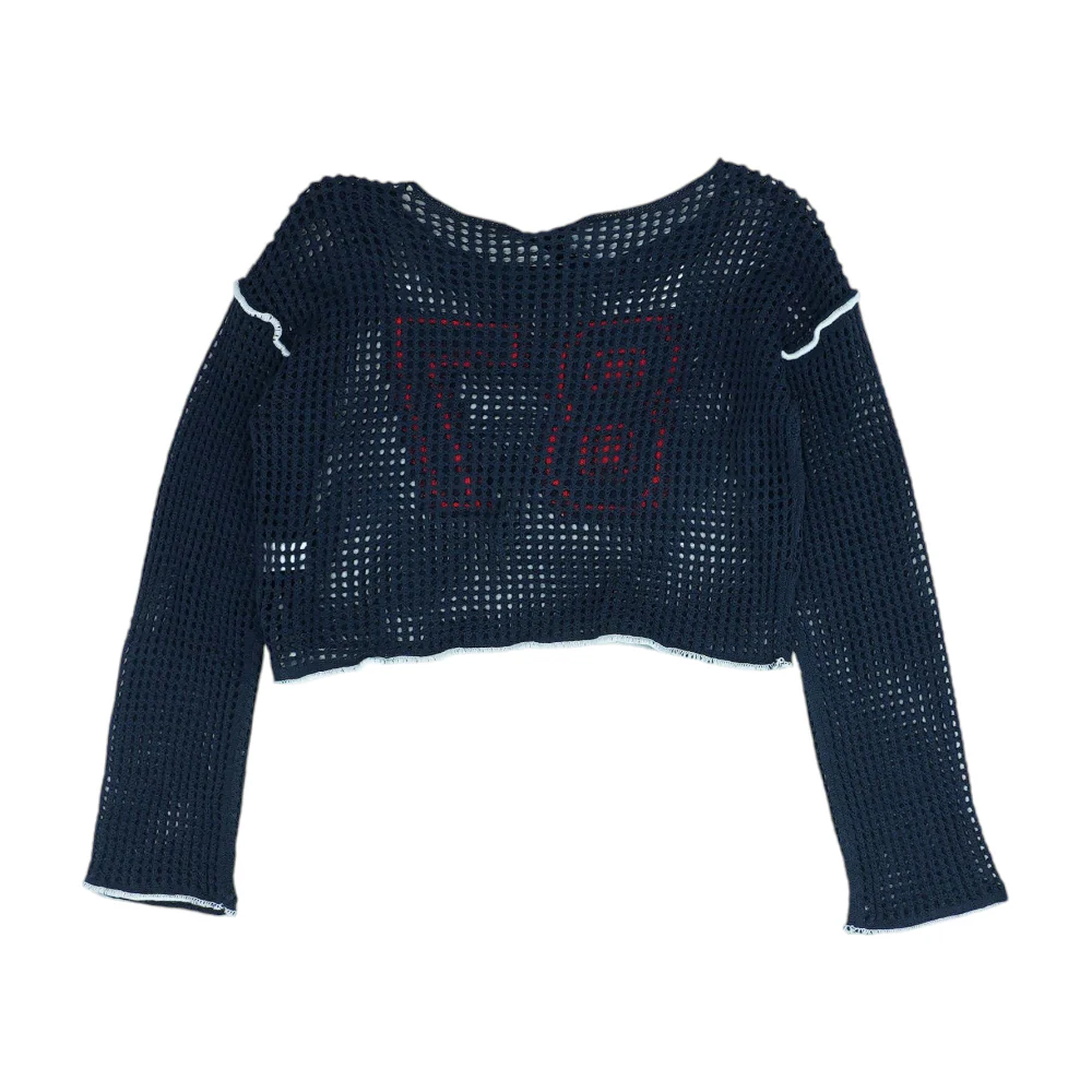 Navy Pullover Sweater - Image 2