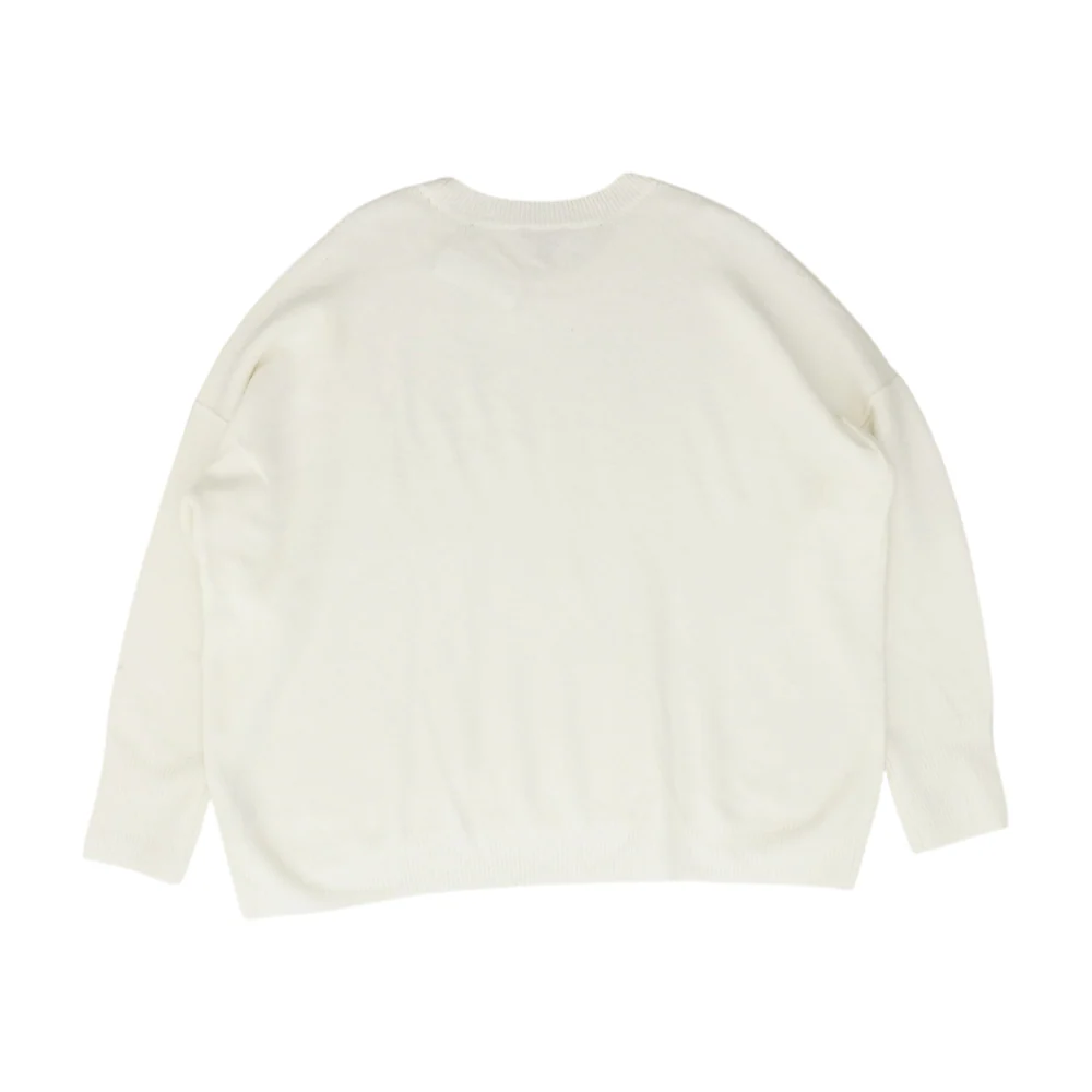 White Pullover Sweater - Image 2