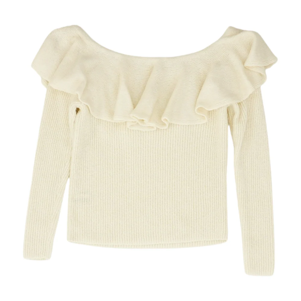 Beige Pullover Sweater - Image 2