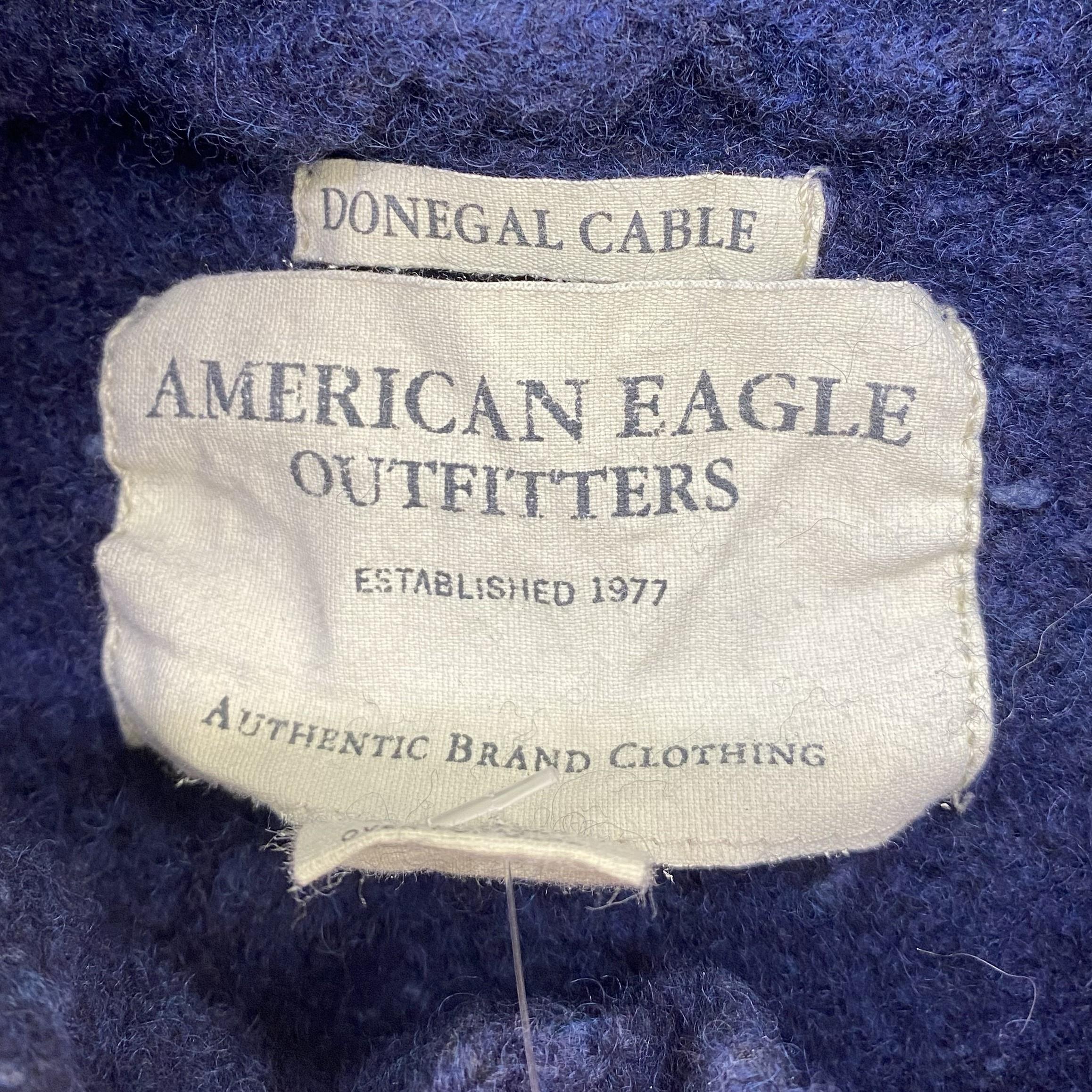 Vintage Navy Pullover Sweater - Image 3