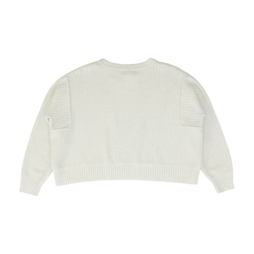 White Pullover Sweater - Image 2