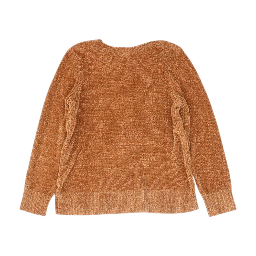 Brown Petite Pullover Sweater - Image 2