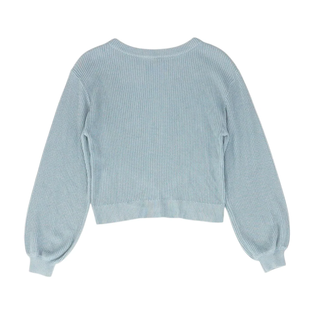 Blue Striped Pullover Sweater - Image 2
