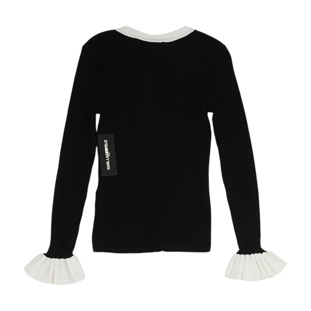 Black 1/4 Zip Sweater - Image 2