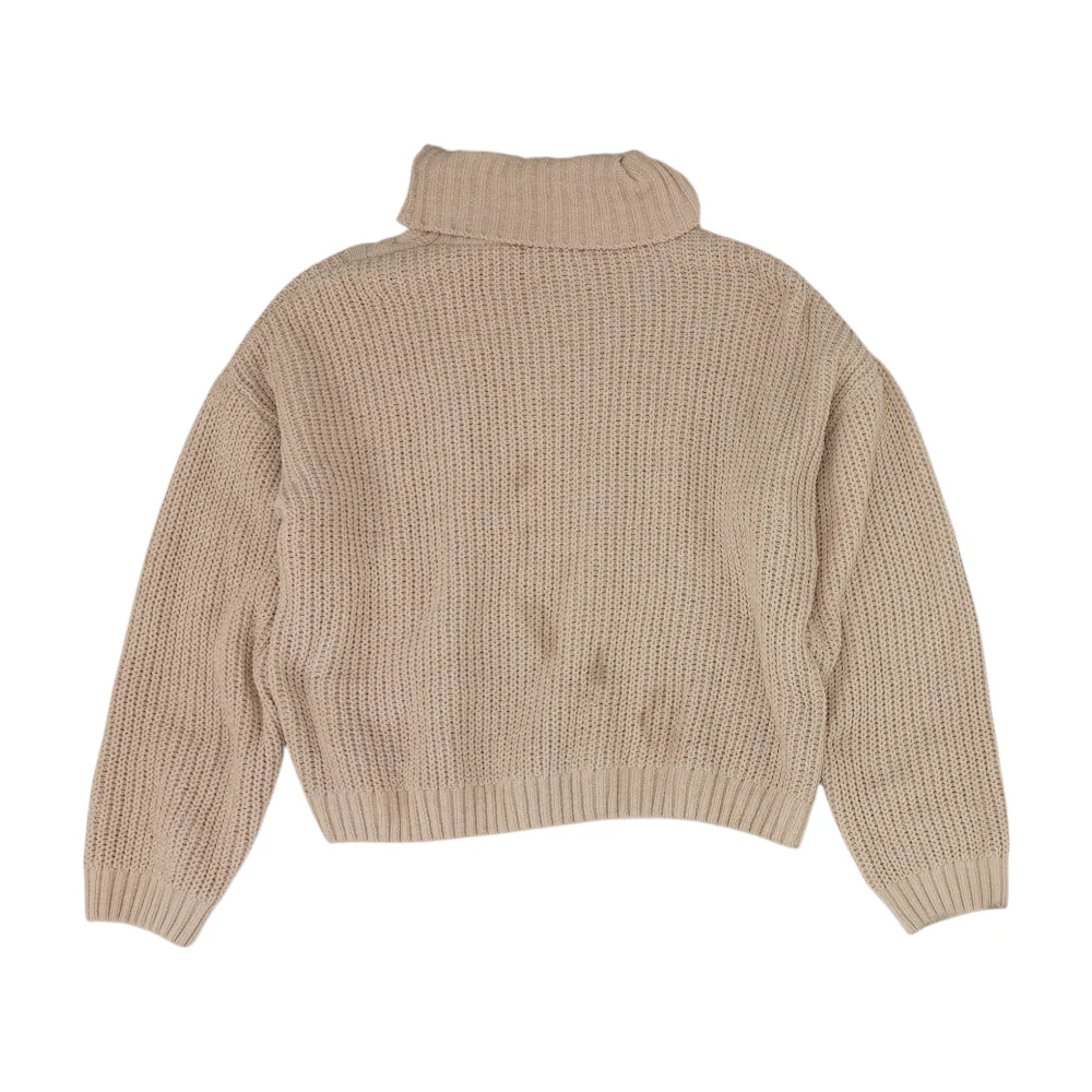Beige Pullover Sweater - Image 2