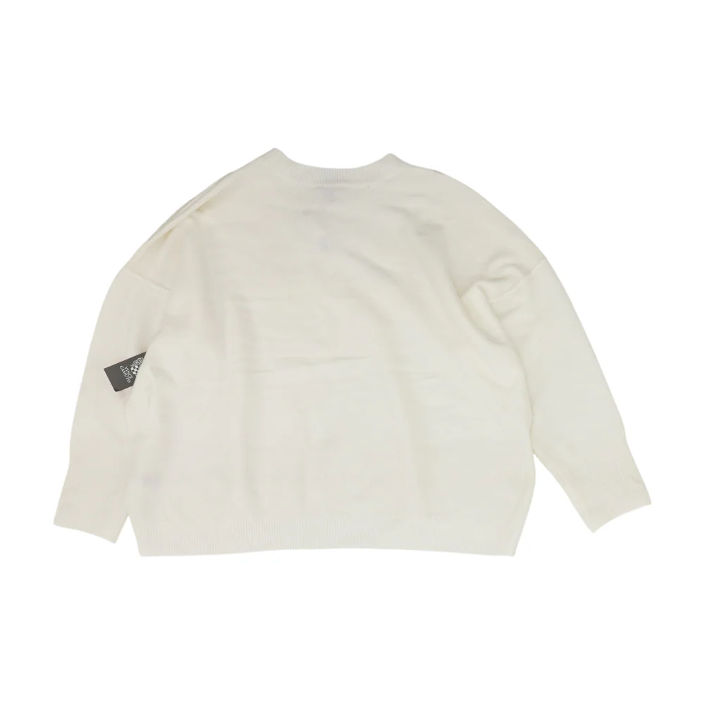 White Pullover Sweater - Image 2