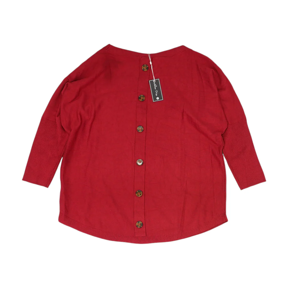 Red Pullover Sweater - Image 2