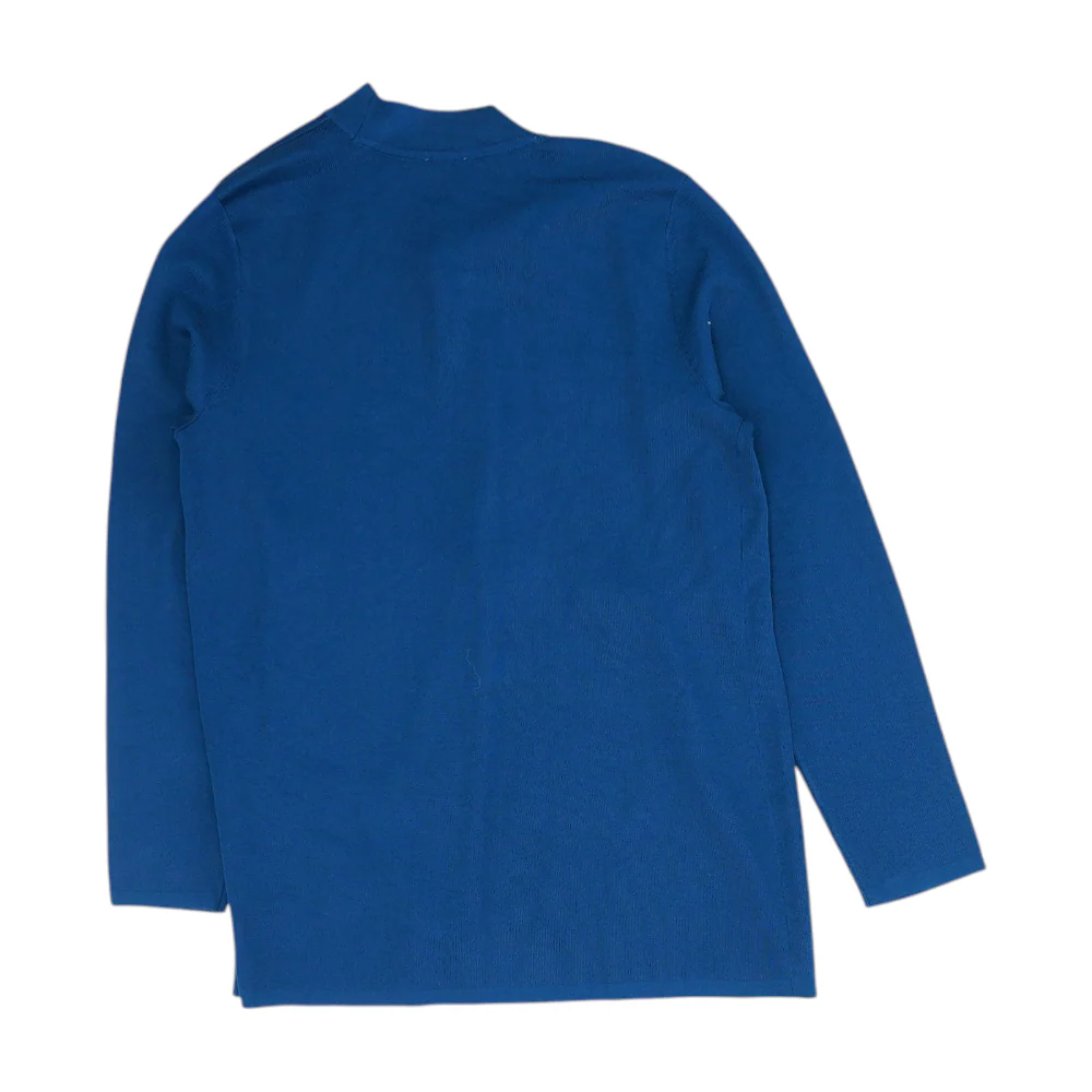 Blue Cardigan Sweater - Image 2