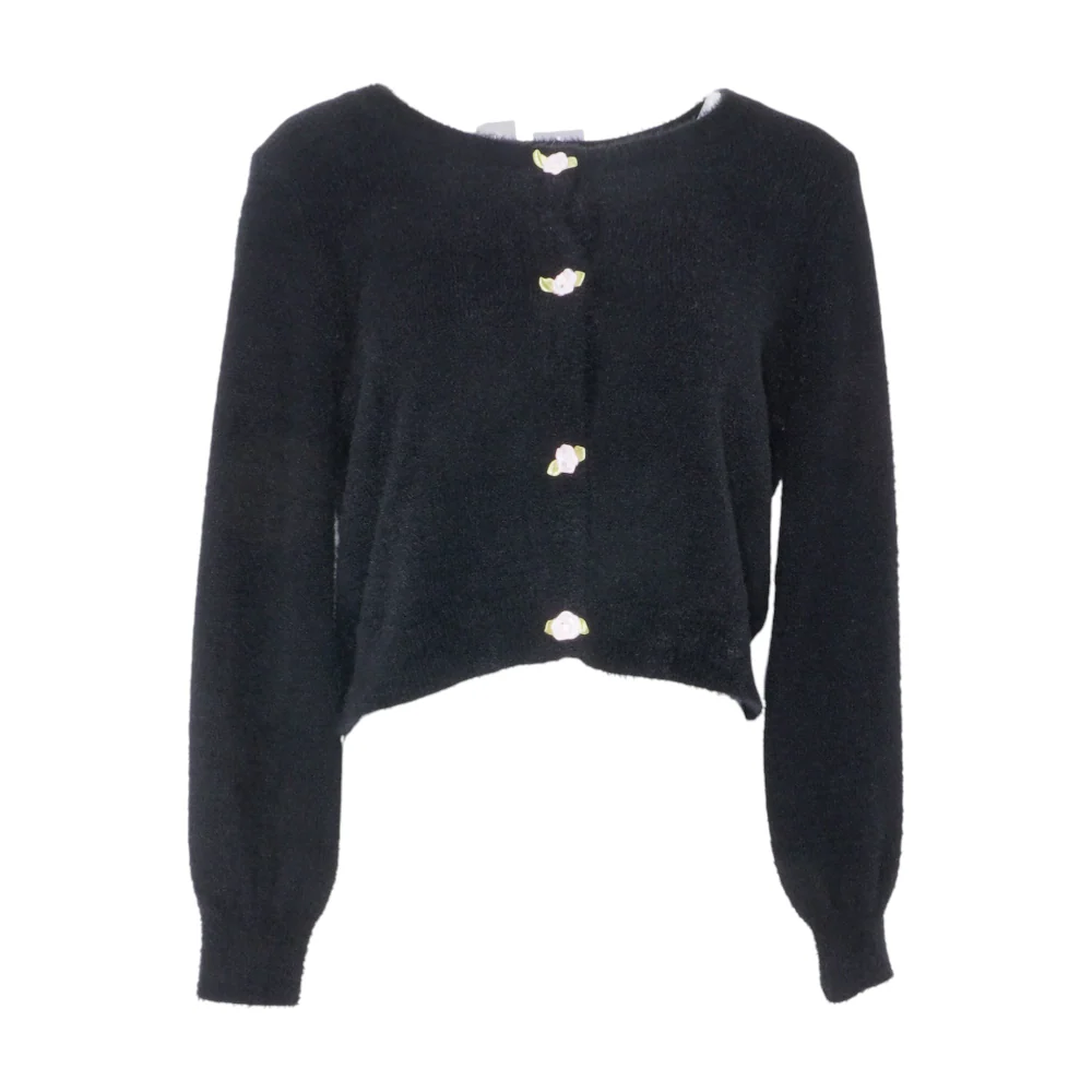 Black Cardigan Sweater