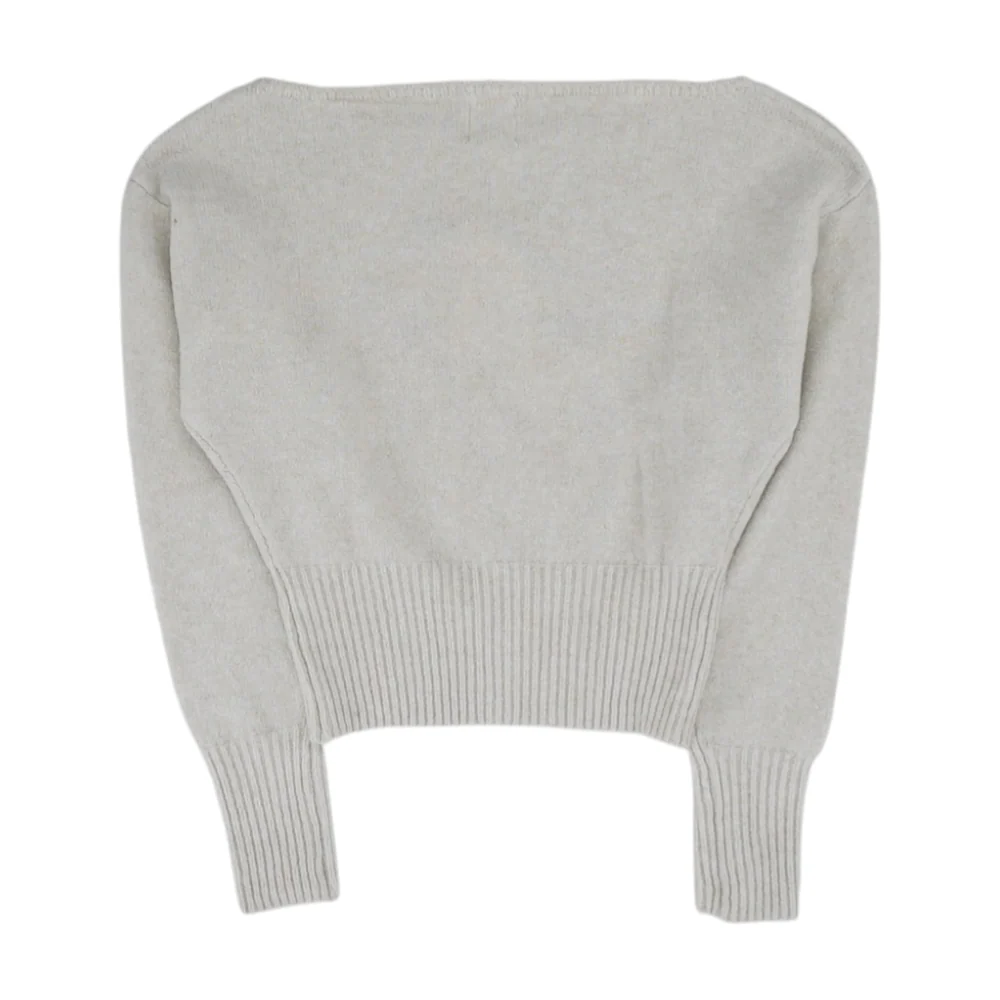 Cream Pullover Sweater - Image 2