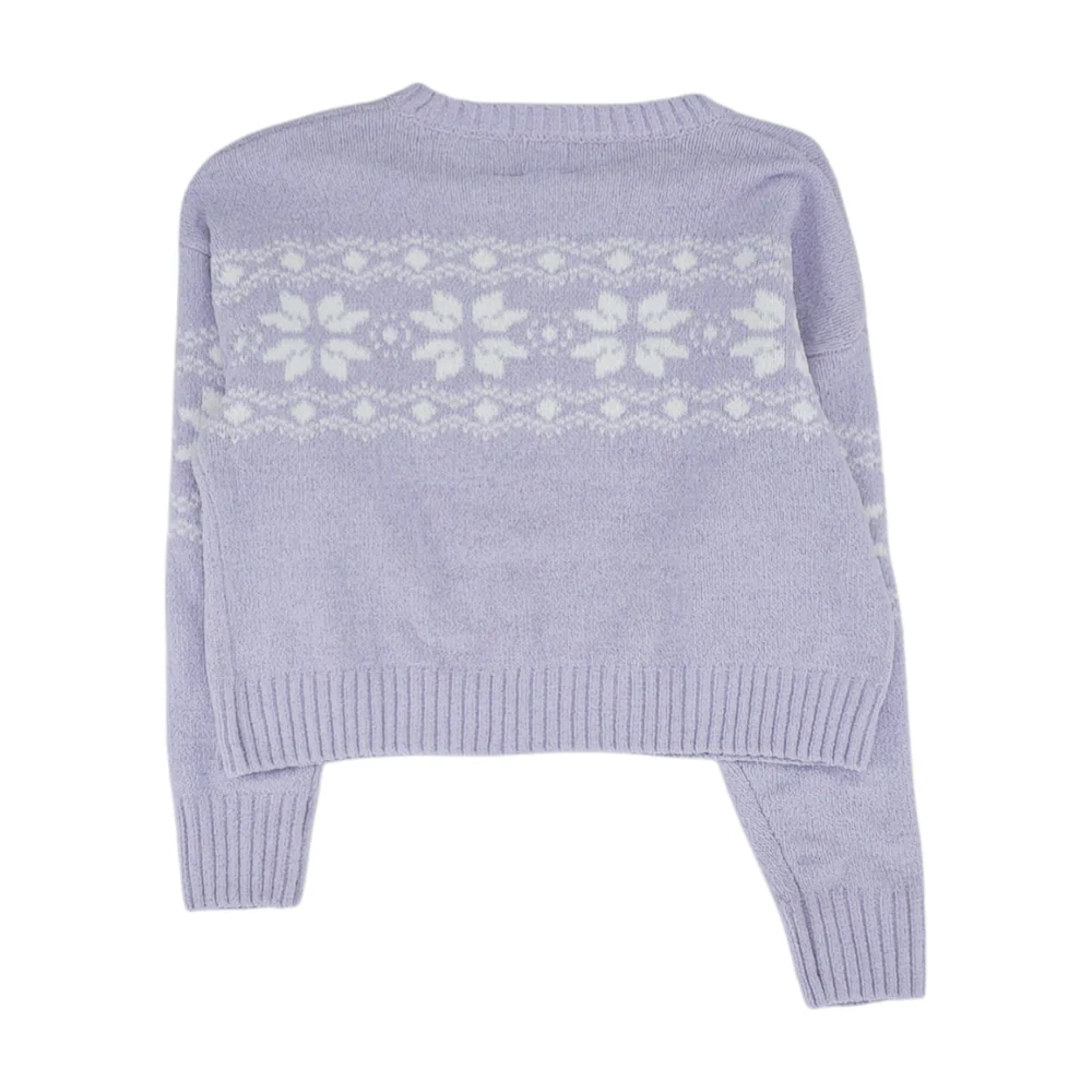 Lavender Pullover Sweater - Image 2