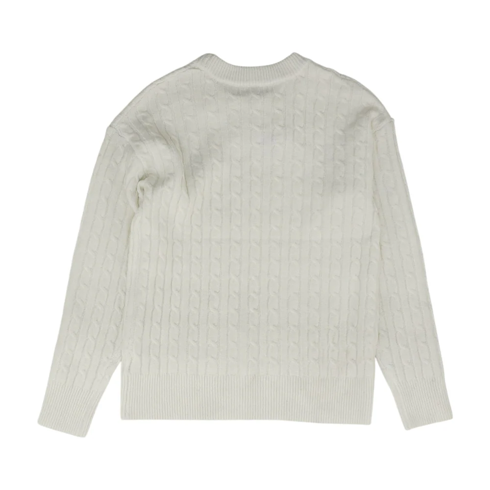 White Pullover Sweater - Image 2