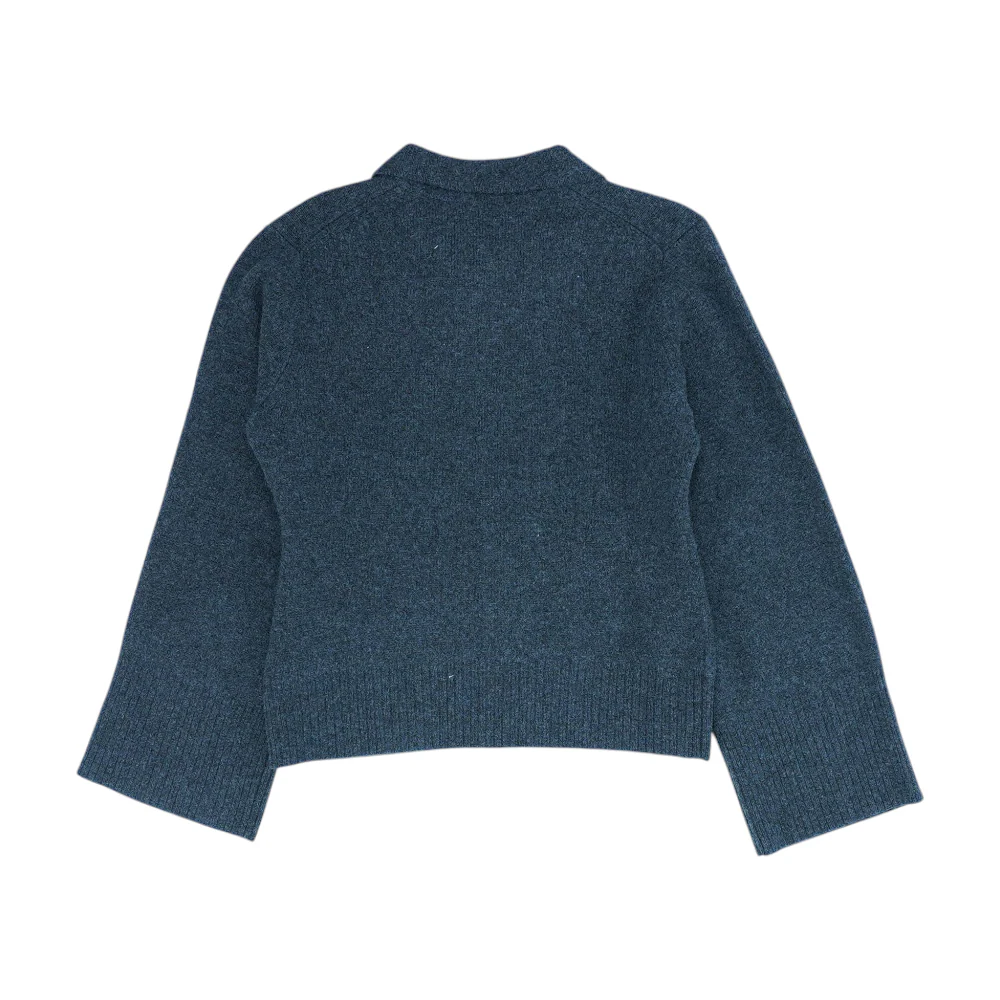 Charcoal Cardigan Sweater - Image 2