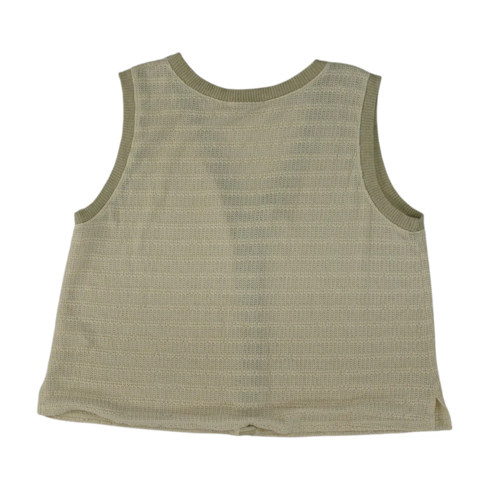 Beige Vest Sweater - Image 2