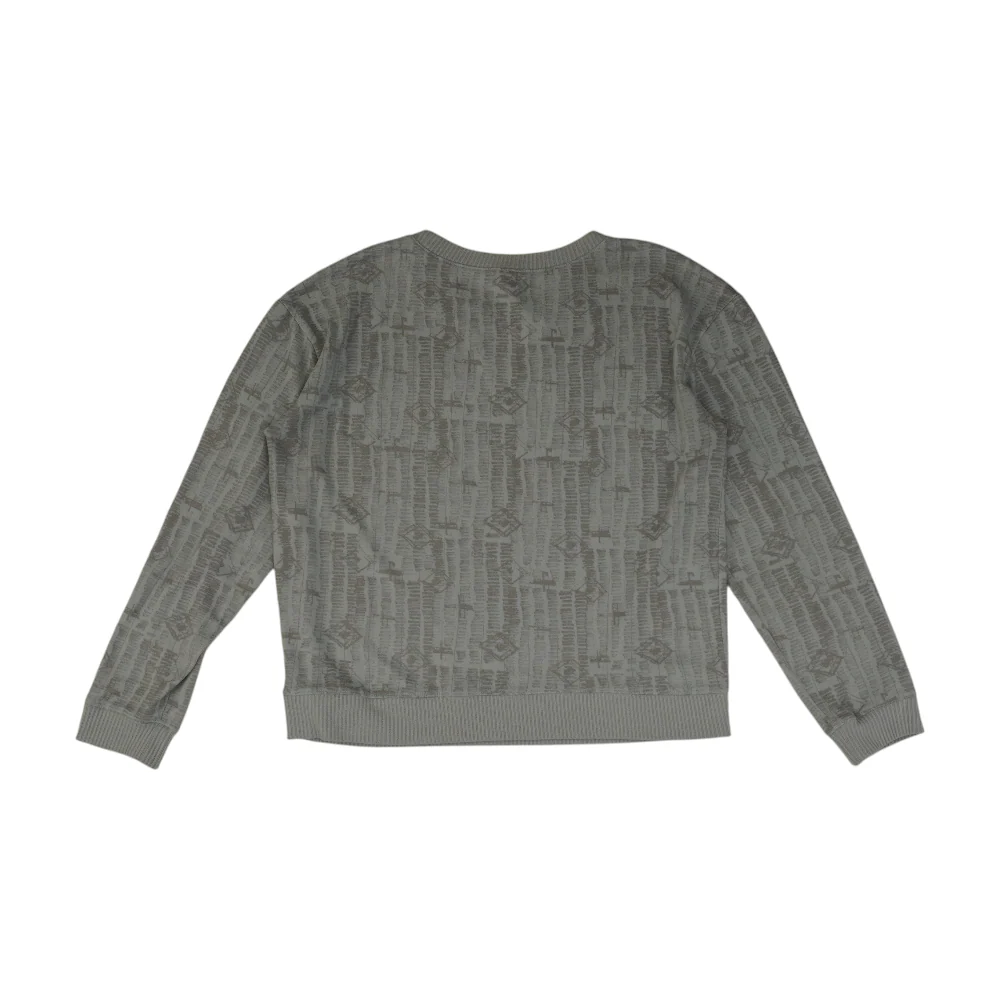 Blue Graphic Pullover Sweater - Image 2