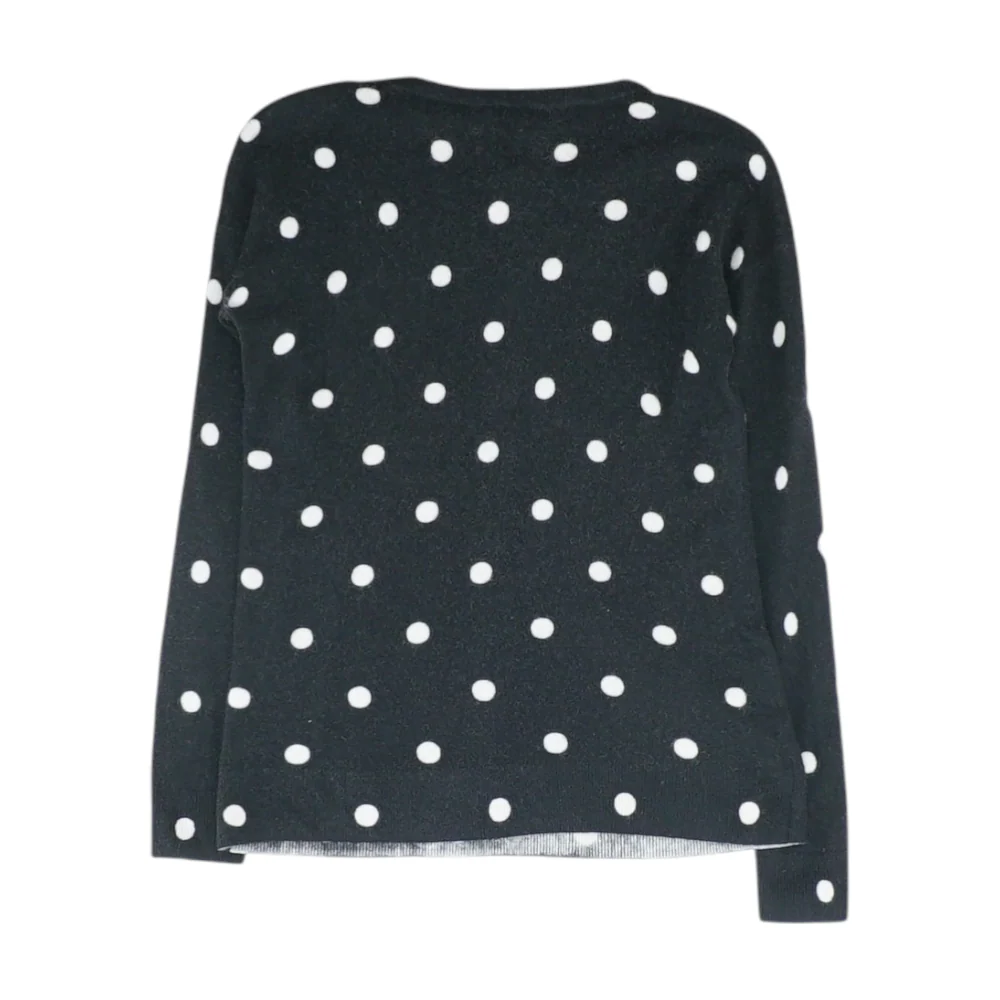 Black Polka Dot Pullover Sweater - Image 2